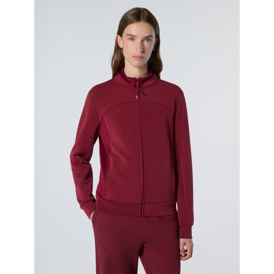 North Sails Sweatshirt mit Stehkragen Scuba Stoff Dunkelrot M North Sails Sweatshirt mit Stehkragen Scuba Stoff Dunkelrot M