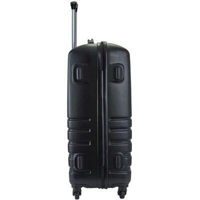 Infinity Leather Hartschalenkoffer Handgepäck Reisen Schwarz S Infinity Leather Hartschalenkoffer Handgepäck Reisen Schwarz S
