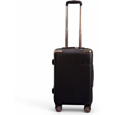 Infinity Leather Hartschalen-Kabinenkoffer 55 x 36 x 22 cm PC-Koffer Gepäck passend für Easyjet, Ryanair Kastanienbraun S Infinity Leather Hartschalen-Kabinenkoffer 55 x 36 x 22 cm PC-Koffer Gepäck passend für Easyjet, Ryanair Kastanienbraun S