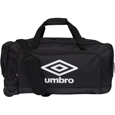 Umbro - Reisetasche mit Rollen (Schwarz/Weiß) Schwarz M Umbro - Reisetasche mit Rollen (Schwarz/Weiß) Schwarz M