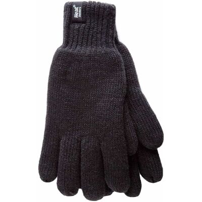 Heat Holders Herren Fleece gefütterte warme Handschuhe für den Winter Schwarz XS/S Heat Holders Herren Fleece gefütterte warme Handschuhe für den Winter Schwarz XS/S