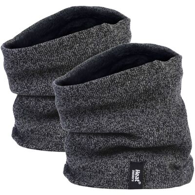 Heat Holders 2er-Pack Herren Thermo Winter Halswärmer Grau Einheitsgröße Heat Holders 2er-Pack Herren Thermo Winter Halswärmer Grau Einheitsgröße