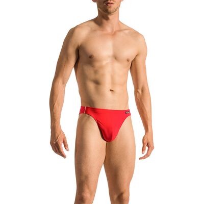 Olaf Benz Herren Badeslip rot Mikrofaser unifarben rot M male Olaf Benz Herren Badeslip rot Mikrofaser unifarben rot M male