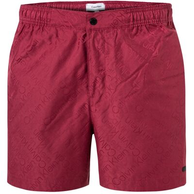Calvin Klein Herren Badeshorts rot Mikrofaser unifarben rot XL male Calvin Klein Herren Badeshorts rot Mikrofaser unifarben rot XL male