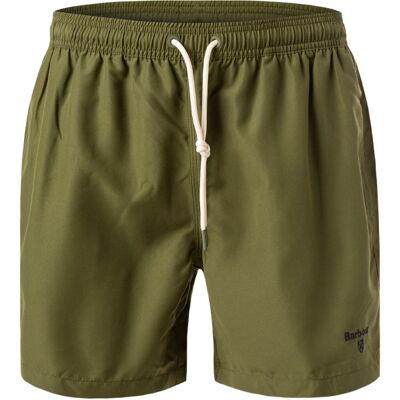 Barbour Herren Badeshorts grün Mikrofaser unifarben grün S male Barbour Herren Badeshorts grün Mikrofaser unifarben grün S male