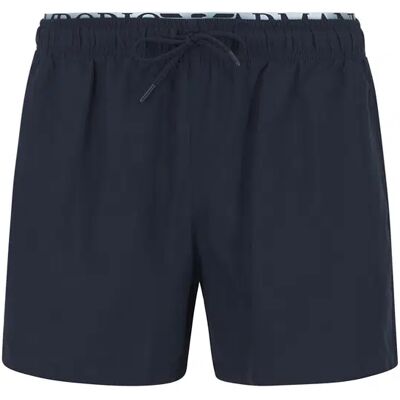 Giorgio Armani EMPORIO ARMANI Herren Badeshorts blau Elasthane unifarben blau S male Giorgio Armani EMPORIO ARMANI Herren Badeshorts blau Elasthane unifarben blau S male