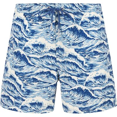 Gant Herren Badeshorts blau Mikrofaser gemustert blau XL male Gant Herren Badeshorts blau Mikrofaser gemustert blau XL male