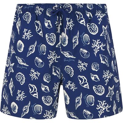 Gant Herren Badeshorts blau Mikrofaser gemustert blau L male Gant Herren Badeshorts blau Mikrofaser gemustert blau L male