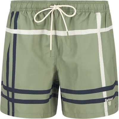 Barbour Herren Badeshorts grün Mikrofaser kariert grün M male Barbour Herren Badeshorts grün Mikrofaser kariert grün M male