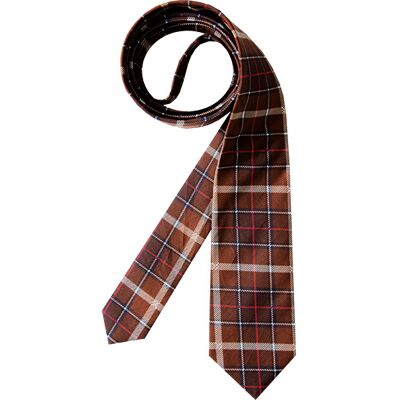 GIVENCHY Herren Krawatte braun Baumwolle mit Karos braun ONESIZE male GIVENCHY Herren Krawatte braun Baumwolle mit Karos braun ONESIZE male