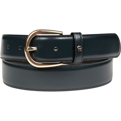 AIGNER Herren Gürtel blau Glattleder blau 100 CM (34 INCH) male AIGNER Herren Gürtel blau Glattleder blau 100 CM (34 INCH) male