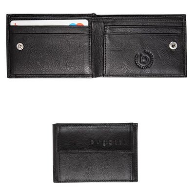 Bugatti Herren Geldbörse schwarz Leder schwarz ONESIZE male Bugatti Herren Geldbörse schwarz Leder schwarz ONESIZE male