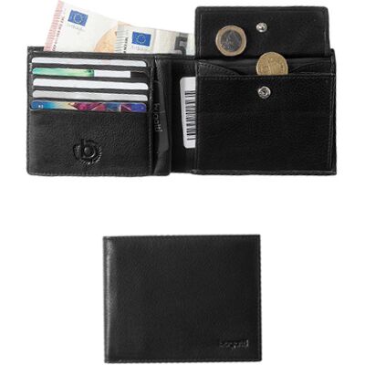Bugatti Herren Geldbörse schwarz Leder schwarz ONESIZE male Bugatti Herren Geldbörse schwarz Leder schwarz ONESIZE male