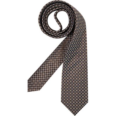 ETON Herren Krawatte braun Seide gemustert braun ONESIZE male ETON Herren Krawatte braun Seide gemustert braun ONESIZE male