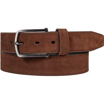 Bugatti Herren Gürtel braun Veloursleder braun 110 CM (36 INCH) male Bugatti Herren Gürtel braun Veloursleder braun 110 CM (36 INCH) male