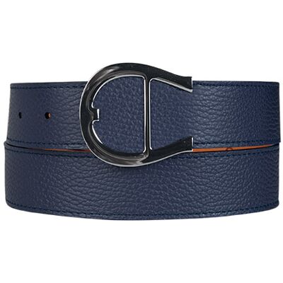 AIGNER Herren Gürtel blau Leder blau 90 CM (32 INCH) male AIGNER Herren Gürtel blau Leder blau 90 CM (32 INCH) male