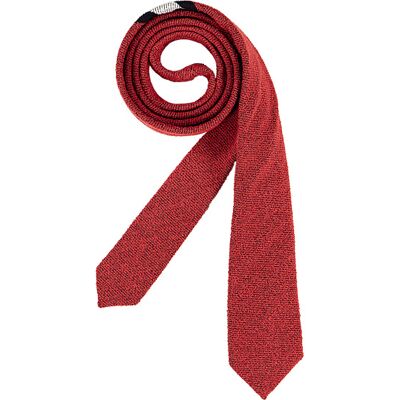 HUGO Herren Krawatte rot Baumwoll-Frottee unifarben rot ONESIZE male HUGO Herren Krawatte rot Baumwoll-Frottee unifarben rot ONESIZE male