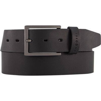 Bugatti Herren Gürtel schwarz Glattleder schwarz 90 CM (32 INCH) male Bugatti Herren Gürtel schwarz Glattleder schwarz 90 CM (32 INCH) male