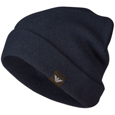 Giorgio Armani EMPORIO ARMANI Herren Mütze blau Kaschmirwolle blau L male Giorgio Armani EMPORIO ARMANI Herren Mütze blau Kaschmirwolle blau L male