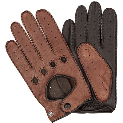 Roeckl Herren Autofahrer-Handschuhe braun Hirschleder braun 8,5 (M) male Roeckl Herren Autofahrer-Handschuhe braun Hirschleder braun 8,5 (M) male