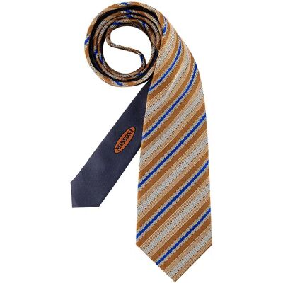 MISSONI Herren Krawatte braun Seide College-Streifen braun ONESIZE male MISSONI Herren Krawatte braun Seide College-Streifen braun ONESIZE male