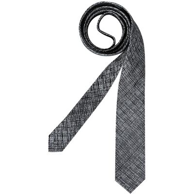 OLYMP Herren Krawatte grau Seide gemustert grau ONESIZE male OLYMP Herren Krawatte grau Seide gemustert grau ONESIZE male