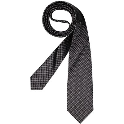OLYMP Herren Krawatte grau Seide gemustert grau ONESIZE male OLYMP Herren Krawatte grau Seide gemustert grau ONESIZE male