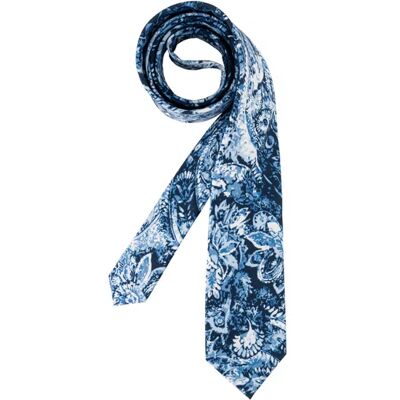 OLYMP Herren Krawatte blau Baumwolle gemustert blau ONESIZE male OLYMP Herren Krawatte blau Baumwolle gemustert blau ONESIZE male