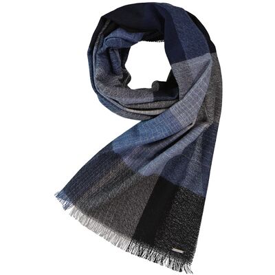 Bugatti Herren Schal blau Schurwolle blau ONESIZE male Bugatti Herren Schal blau Schurwolle blau ONESIZE male