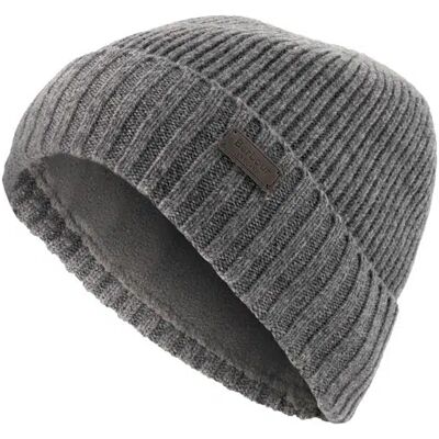 Barbour Herren Mütze grau Wolle grau ONESIZE male Barbour Herren Mütze grau Wolle grau ONESIZE male