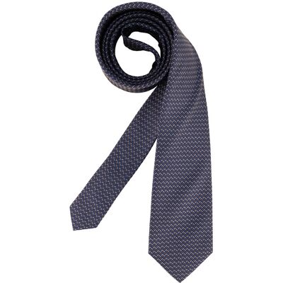 Bugatti Herren Krawatte blau Seide gemustert blau ONESIZE male Bugatti Herren Krawatte blau Seide gemustert blau ONESIZE male