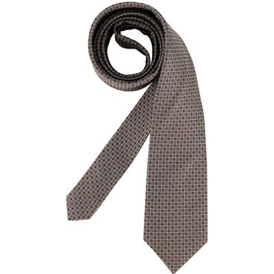Bugatti Herren Krawatte braun Seide gemustert braun ONESIZE male Bugatti Herren Krawatte braun Seide gemustert braun ONESIZE male