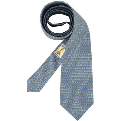 ETON Herren Krawatte blau Seide gemustert blau ONESIZE male ETON Herren Krawatte blau Seide gemustert blau ONESIZE male