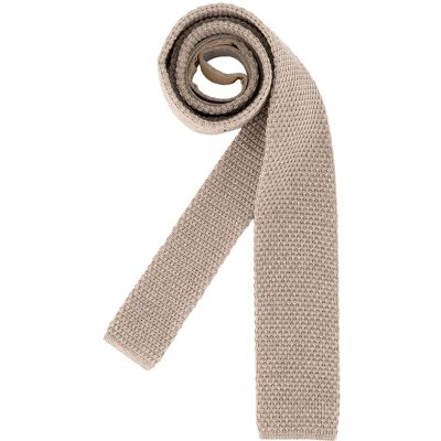 ETON Herren Krawatte beige unifarben beige ONESIZE male ETON Herren Krawatte beige unifarben beige ONESIZE male