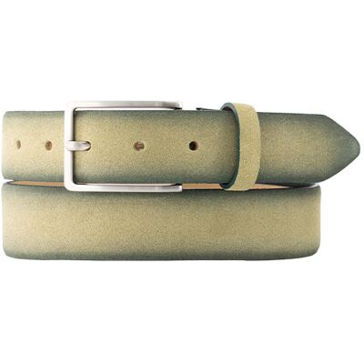 Lindenmann Herren Gürtel grün Nubuk grün 90 CM (32 INCH) male Lindenmann Herren Gürtel grün Nubuk grün 90 CM (32 INCH) male