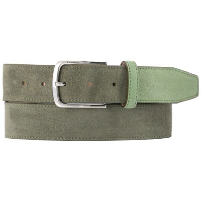 Lindenmann Herren Gürtel grün Nubuk grün 95 CM (33 INCH) male Lindenmann Herren Gürtel grün Nubuk grün 95 CM (33 INCH) male