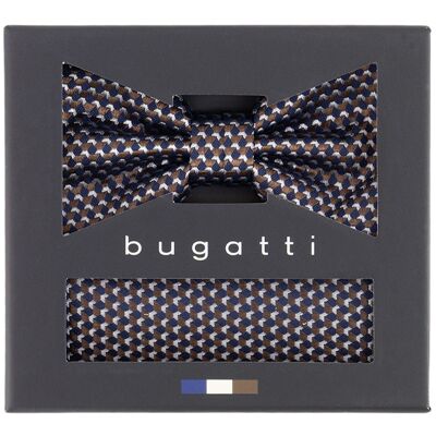 Bugatti Herren Einstecktuch + Schleife blau blau ONESIZE male Bugatti Herren Einstecktuch + Schleife blau blau ONESIZE male
