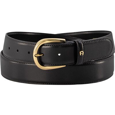 AIGNER Herren Gürtel schwarz Glattleder schwarz 105 CM (35 INCH) male AIGNER Herren Gürtel schwarz Glattleder schwarz 105 CM (35 INCH) male