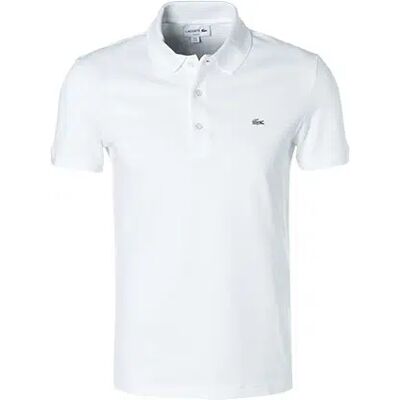 LACOSTE Herren Polo-Shirt weiß Baumwoll-Piqué weiß 4XL male LACOSTE Herren Polo-Shirt weiß Baumwoll-Piqué weiß 4XL male