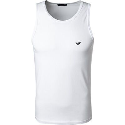 Giorgio Armani EMPORIO ARMANI Herren Tanktop weiß Baumwolle unifarben weiß 5 (M) male Giorgio Armani EMPORIO ARMANI Herren Tanktop weiß Baumwolle unifarben weiß 5 (M) male