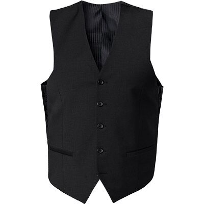 CG Herren Weste schwarz Schurwoll-Stretch schwarz 46 male CG Herren Weste schwarz Schurwoll-Stretch schwarz 46 male