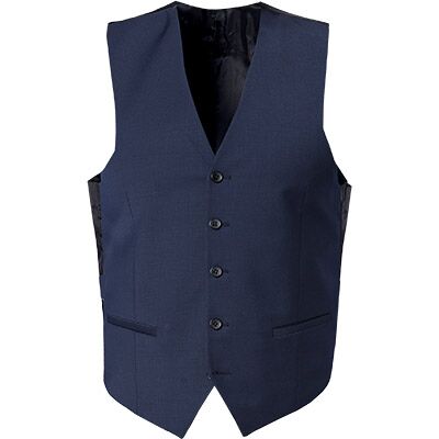 CG Herren Weste blau Schurwoll-Stretch blau 44 male CG Herren Weste blau Schurwoll-Stretch blau 44 male