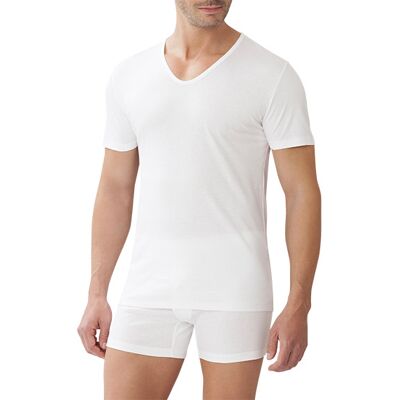 Zimmerli Herren T-Shirt weiß Baumwolle unifarben weiß 4 (S) male Zimmerli Herren T-Shirt weiß Baumwolle unifarben weiß 4 (S) male