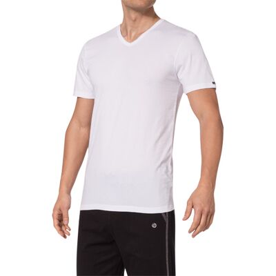Bugatti Herren T-Shirt weiß Viskose unifarben weiß 10 (4XL) male Bugatti Herren T-Shirt weiß Viskose unifarben weiß 10 (4XL) male