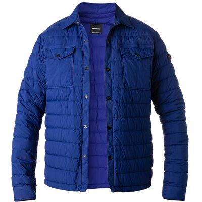 Strellson Herren Daunenjacke blau Mikrofaser unifarben blau 52 (L) male Strellson Herren Daunenjacke blau Mikrofaser unifarben blau 52 (L) male