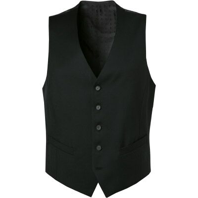 DIGEL Herren Weste schwarz Schurwolle schwarz 46 male DIGEL Herren Weste schwarz Schurwolle schwarz 46 male