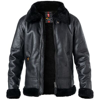 Alpha INDUSTRIES Herren Jacke schwarz Mikrofaser unifarben schwarz M male Alpha INDUSTRIES Herren Jacke schwarz Mikrofaser unifarben schwarz M male