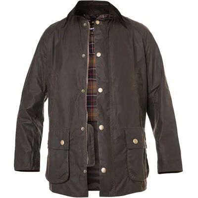 Barbour Herren Jacke grün Baumwolle unifarben grün M male Barbour Herren Jacke grün Baumwolle unifarben grün M male