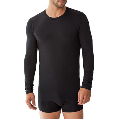 Zimmerli Herren Longsleeve schwarz Viskose unifarben schwarz 4 (S) male Zimmerli Herren Longsleeve schwarz Viskose unifarben schwarz 4 (S) male