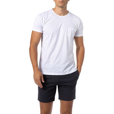 Novila Herren T-Shirt weiß Baumwolle unifarben weiß 54 (XL) male Novila Herren T-Shirt weiß Baumwolle unifarben weiß 54 (XL) male